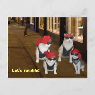 Cartão Postal Vamos Rumble
