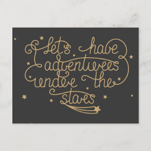 Cartão Postal Vamos Ter Aventuras