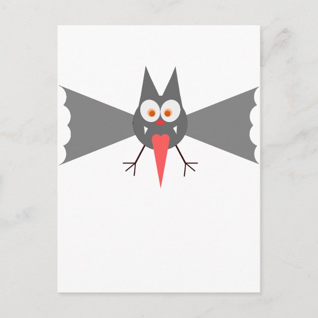Cartão Postal Vampire Bat de Chillee Wilson (Frente)