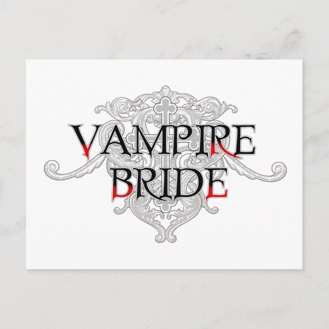 Cartão postal Vampire Bride (Frente)