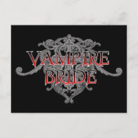 Cartão postal Vampire Bride