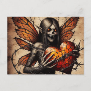 Cartão Postal Vampire Elf Horror