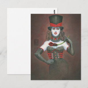 Cartão Postal Vampiro à noite