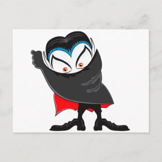 Cartão Postal Vampiro de Halloween