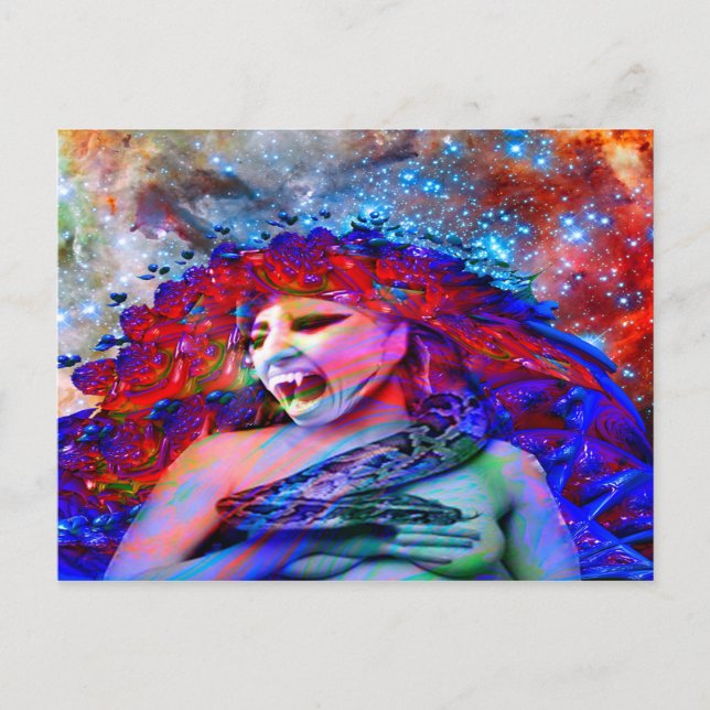 Cartão Postal Vampiro espacial (Frente)