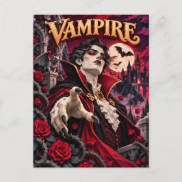 Cartão Postal Vampiro, Monstro de Corte de Papel