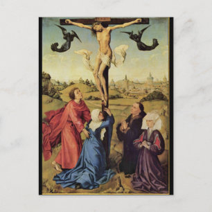 Cartão Postal van der Weyden Jesus na Cruz