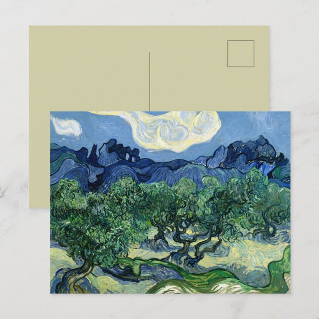 Cartão Postal Van Gogh A Paisagem Das Oliveiras (Frente/Verso)