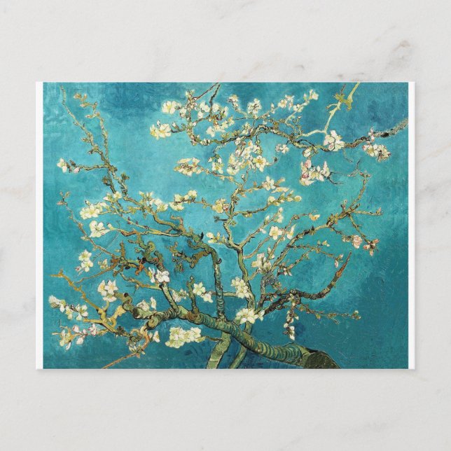 Cartão Postal Van Gogh ~ Almond Blossoms ~ por Smacaroni (Frente)