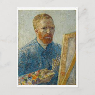 Cartão Postal Van Gogh - Autorretrato - Placa de Posto de Arte