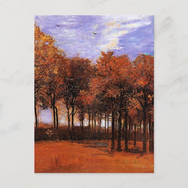 Cartão Postal Van Gogh - Autumn Landscape, (Frente)