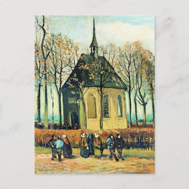Cartão Postal Van Gogh - Congregação, Igreja Reformada (Frente)