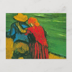 Cartão Postal Van Gogh Dois Amantes