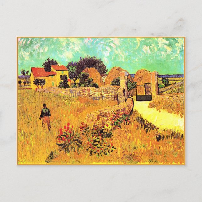 Cartão Postal Van Gogh - Farmhouse in Provence (Frente)