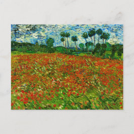 Cartão Postal Van Gogh Field com Poppies (F636) Belas Artes