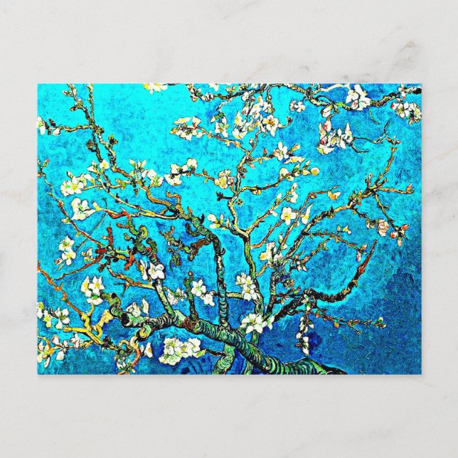 Cartão Postal Van Gogh - Flor de Amendoeira (Frente)