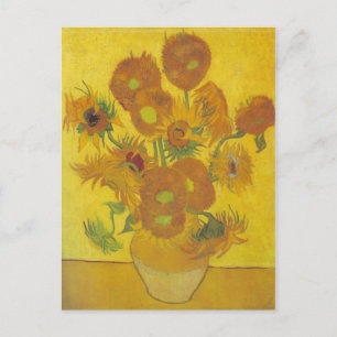 Cartão Postal van Gogh - Girassóis (1888)