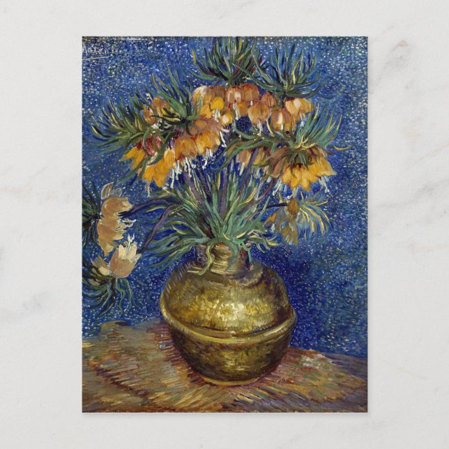 Cartão Postal van Gogh Imperial Fritillaries em um Vaso de Cobre (Frente)