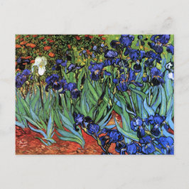 Cartão Postal Van Gogh Irises (F608) Vintage Fine Art