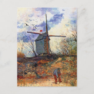 Cartão Postal Van Gogh - Le Moulin De La Galette Windmill