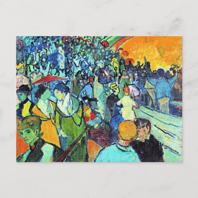 Cartão Postal Van Gogh - Les Arenes, pintura famosa (Frente)