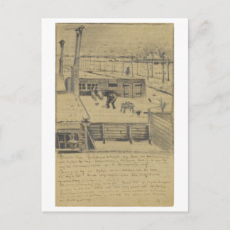 Cartão Postal Van Gogh - Letra Sketch 330