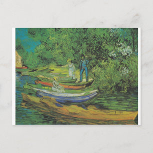Cartão Postal Van Gogh Nature Boat Lake Destiny
