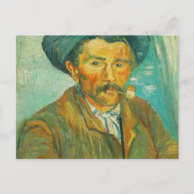 Cartão Postal van gogh, o fumante (Frente)
