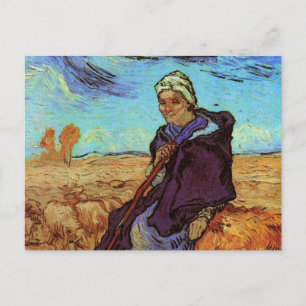 Cartão Postal Van Gogh; O Pastor, Impressionismo Vintage