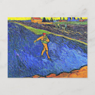 Cartão Postal Van Gogh - O Sower, famoso quadro, Cartão-postal