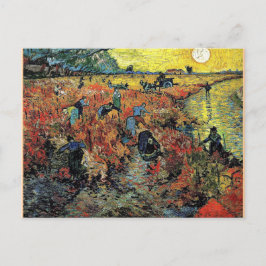 Cartão Postal Van Gogh - O Vineyard Vermelho