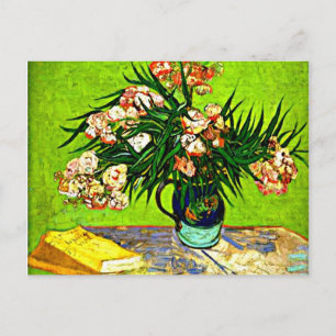 Cartão Postal Van Gogh - Oleanders and Books