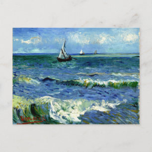 Cartão Postal Van Gogh - Paisagem Marítima