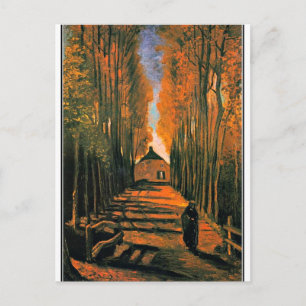 Cartão Postal Van Gogh - Poplars no outono