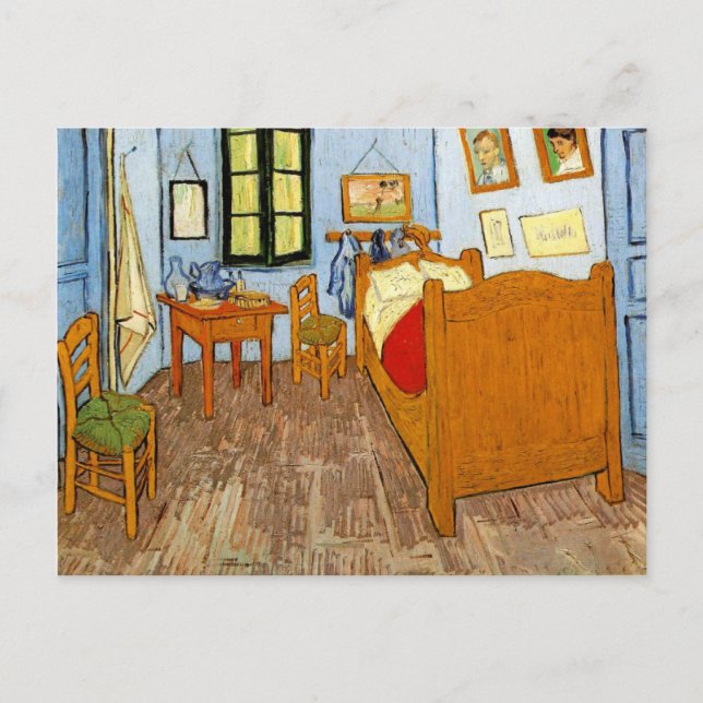 Cartão Postal Van Gogh - Quarto do Vincent (Frente)