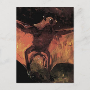 Cartão Postal Van Gogh; Raposa Voadora (Bat Vida Estática)
