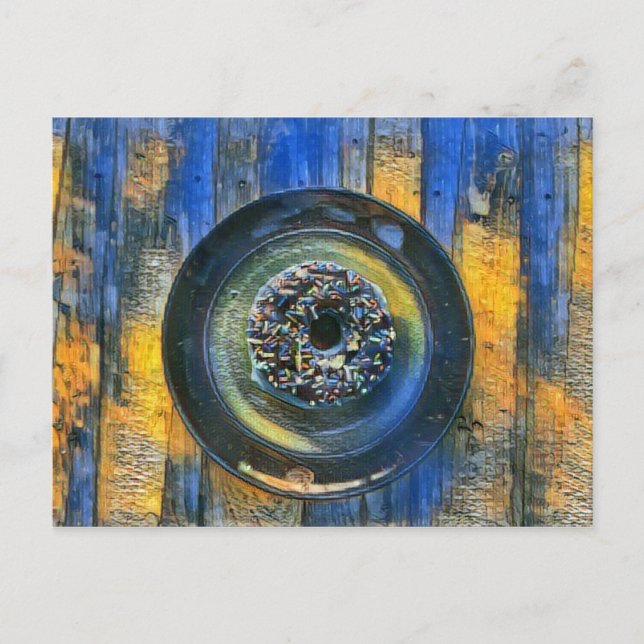 Cartão Postal Van Gogh Rosquinha (Frente)