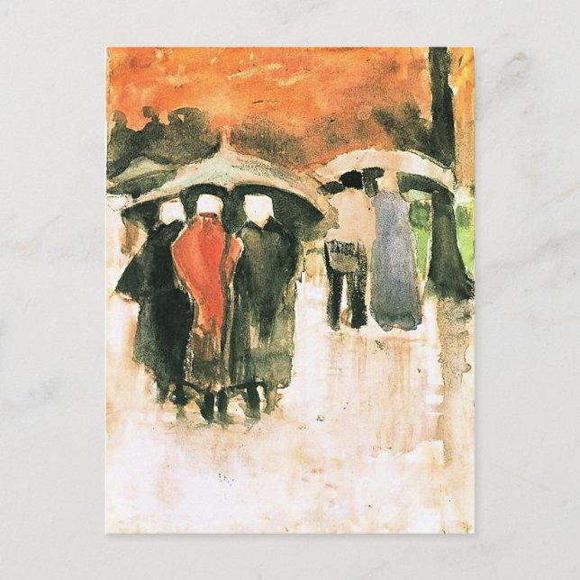 Cartão Postal Van Gogh - Scheveningen Women (Frente)