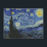 Cartão Postal Van Gogh // Starry Night<br><div class="desc">Cartão de Posto de Noite Estelar Van Gogh</div>