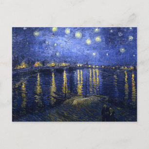 Cartão Postal Van Gogh: Starry Night Over the Rhone