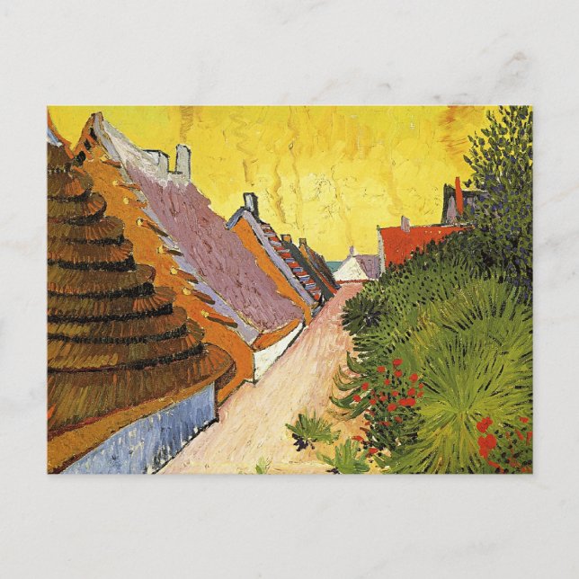 Cartão Postal Van Gogh - Street in Saintes-Maries, (Frente)