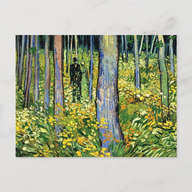 Cartão Postal Van Gogh - Sub-Crescimento com Dois Números (Frente)