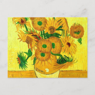 Cartão Postal Van Gogh Sunflower