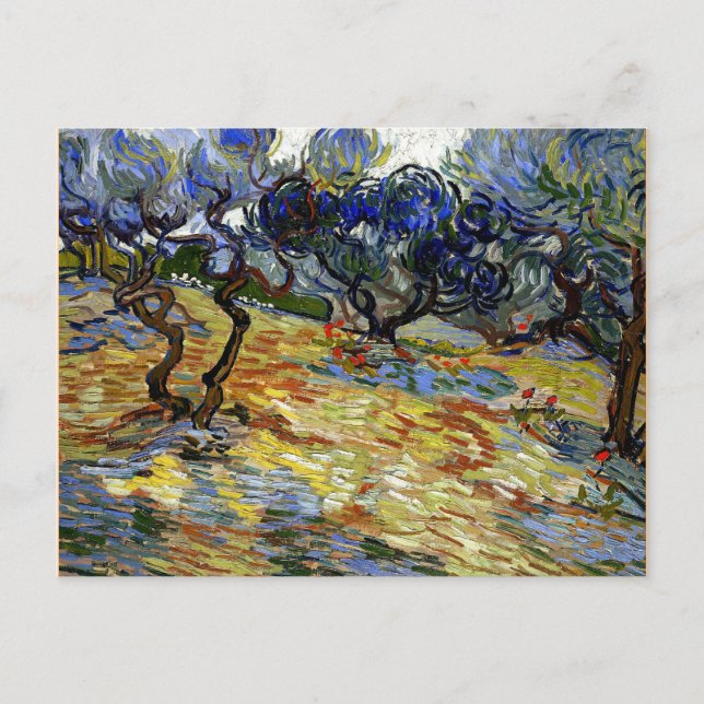 Cartão Postal Van Gogh trabalho de arte, O Jardim de Gethsemane (Frente)