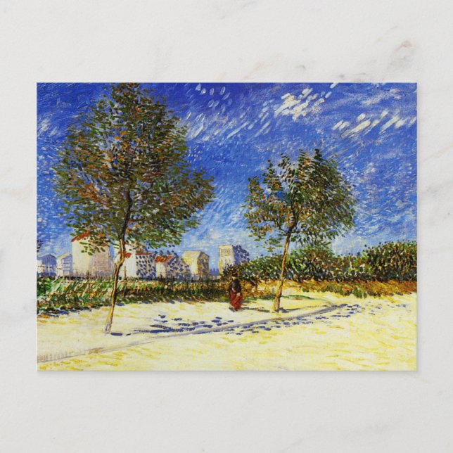 Cartão Postal Van Gogh - Um Subúrbio de Paris (Frente)
