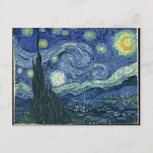 Cartão Postal Van Gogh's Starry Night Postcard