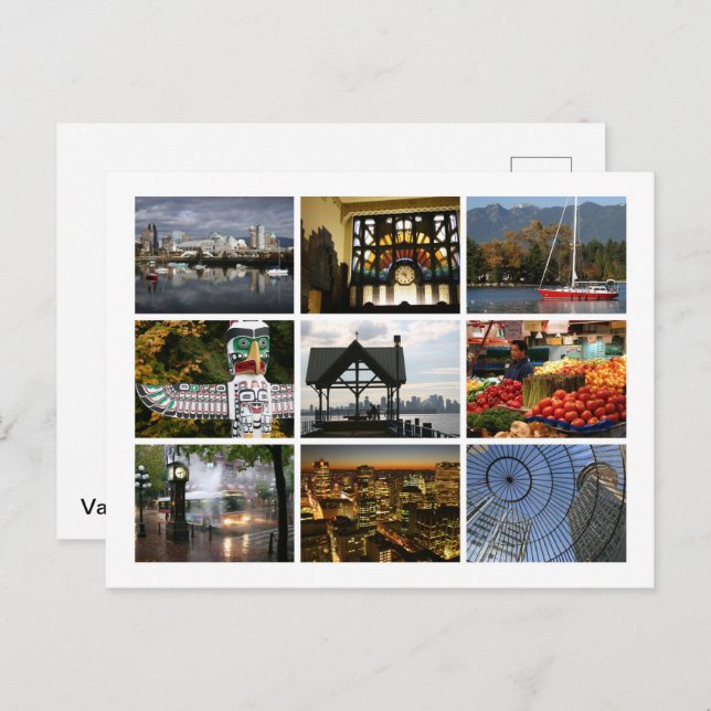 Cartão Postal Vancouver (Frente/Verso)