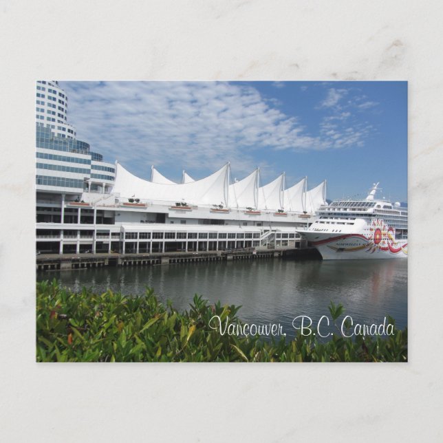 Cartão Postal Vancouver, C.B. Canadá (Frente)