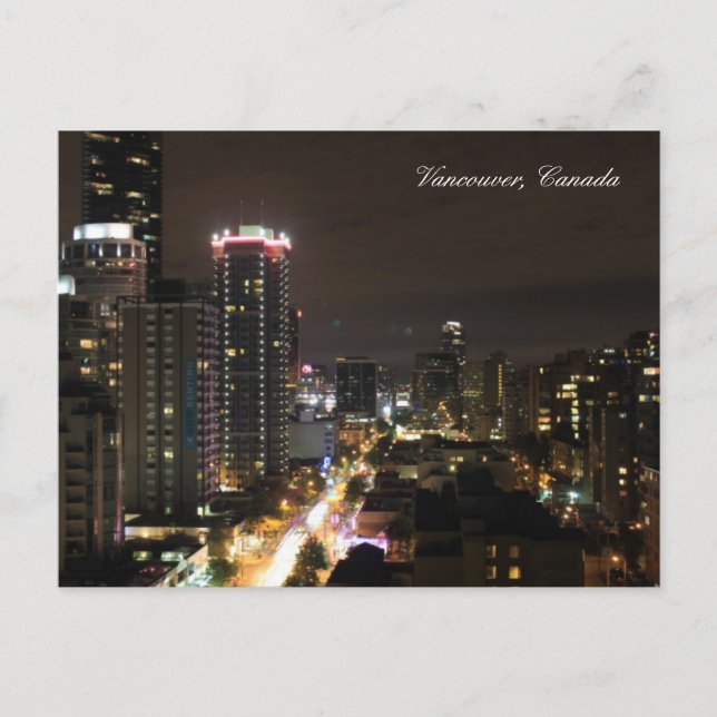 Cartão Postal Vancouver, Canadá (Frente)