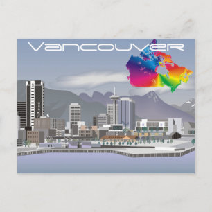 Cartão Postal Vancouver Canadá